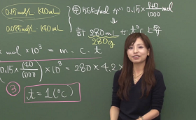 センター化学直前対策講座の授業1